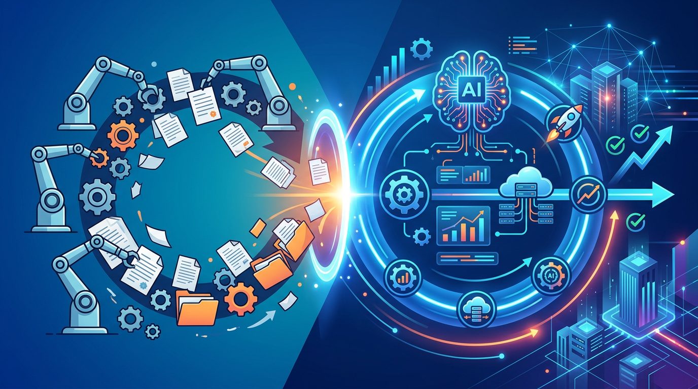 Ghid Complet: Cum să transformi procesele repetitive în fluxuri de lucru inteligente folosind AI și Automatizare